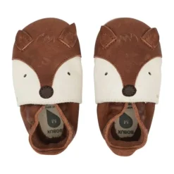 Bobux Soft Soles Slofje Foxy - Mt. S - Toffee><noscript><img width=