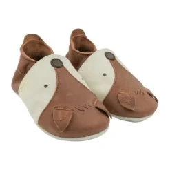 Bobux Soft Soles Slofje Foxy - Mt. S - Toffee><noscript><img width=