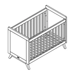 Bopita Ledikant 60-120 Fenna Wit / Naturel><noscript><img width=