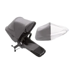 Bugaboo Donkey 5 Duo Extension Complete Grey Melange - Grey Melange> Accessoires Kinderwagens|Accessoires Tweeling/Duo