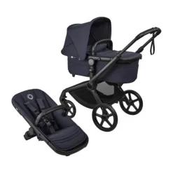 Bugaboo Fox 5 Renew Kinderwagen 4-in-1 - Newborn Bundel - Black / Deep Indigo> Wandelwagens|Complete Kinderwagens