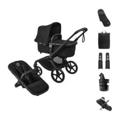 Bugaboo Fox 5 Renew Kinderwagen 2-in-1 - Essential Bundel - Black / Deep Indigo><noscript><img width=