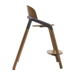 Bugaboo Giraffe Base Wood/Grey> Houten Kinderstoelen|Meegroeistoelen