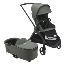 Bugaboo Kinderwagen Dragonfly Complete Graphite Frame / Grey Melange Bekleding><noscript><img width=