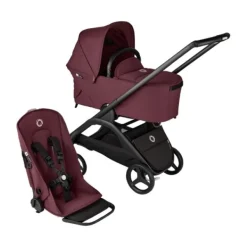 Bugaboo Kinderwagen Dragonfly Complete Graphite Frame / Grey Melange Bekleding><noscript><img width=