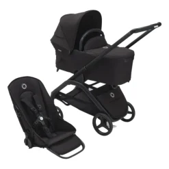 Bugaboo Wandelwagen Dragonfly Black Frame / Forest Green Zitje / Forest Green Sun Canopy><noscript><img width=