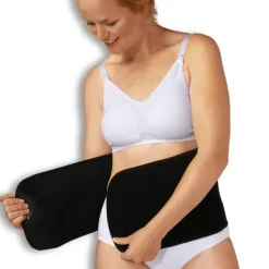 Carriwell Sluitband Belly Binder Biokatoen Zwart L/XL><noscript><img width=