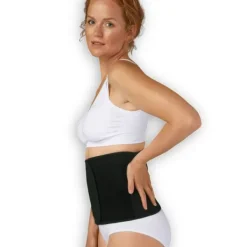 Carriwell Sluitband Belly Binder Biokatoen Zwart L/XL><noscript><img width=