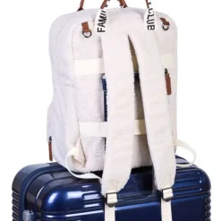 Childhome Family Club Verzorgingsrugzak - Signature - Teddy - Zacht Bruin><noscript><img width=