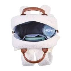 Childhome Mini Club Kinderrugzak - Signature - Teddy - Zacht Bruin><noscript><img width=