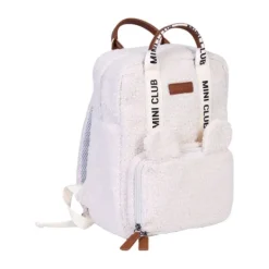 Childhome Mini Club Kinderrugzak - Signature - Teddy - Zacht Bruin><noscript><img width=