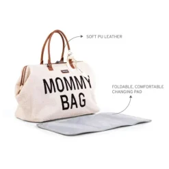 Childhome Mommy Bag Groot Teddy Offwhite><noscript><img width=