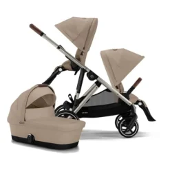 Cybex Duowagen Gazelle S Seashell Beige - Light Beige><noscript><img width=