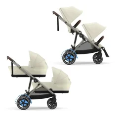 Cybex Duowagen Gazelle S Seashell Beige - Light Beige><noscript><img width=