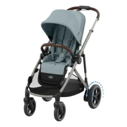 Cybex E-Gazelle S Kinderwagen 2-in-1  met reiswieg Almond Beige / Beige><noscript><img width=