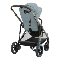Cybex E-Gazelle S Kinderwagen 2-in-1  met reiswieg Almond Beige / Beige><noscript><img width=