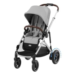 Cybex E-Gazelle S Kinderwagen 2-in-1  met reiswieg Almond Beige / Beige><noscript><img width=