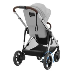 Cybex E-Gazelle S Kinderwagen 2-in-1  met reiswieg Almond Beige / Beige><noscript><img width=
