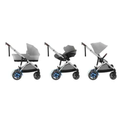 Cybex E-Gazelle S Kinderwagen 2-in-1  met reiswieg Almond Beige / Beige><noscript><img width=