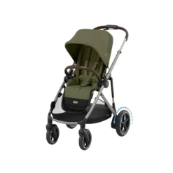 Cybex E-Gazelle S Kinderwagen 2-in-1  met reiswieg Almond Beige / Beige><noscript><img width=