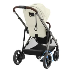 Cybex E-Gazelle S Kinderwagen 2-in-1  met reiswieg Almond Beige / Beige><noscript><img width=