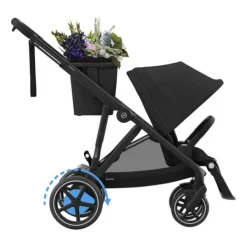 Cybex E-Gazelle S Kinderwagen 2-in-1  met reiswieg Almond Beige / Beige><noscript><img width=