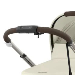 Cybex E-Gazelle S Kinderwagen 2-in-1  met reiswieg Almond Beige / Beige><noscript><img width=