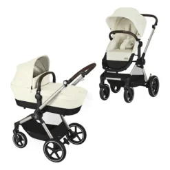 Cybex EOS Lux Kinderwagen 2-in-1 - Seashell Beige / Light Beige><noscript><img width=