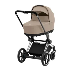 Cybex Kinderwagen 2-in-1 e-Priam 4 Chrome Black / Chrome - Cozy Beige> Wandelwagens|Complete Kinderwagens