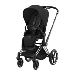 Cybex Kinderwagen 2-in-1 e-Priam 4 Chrome Black / Chrome - Cozy Beige><noscript><img width=