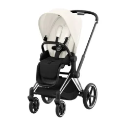 Cybex Kinderwagen 2-in-1 e-Priam 4 Chrome Black / Chrome - Cozy Beige><noscript><img width=