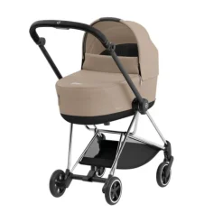 Cybex Kinderwagen 2-in-1 Mios 3 Chrome Black / Chrome - Cozy Beige / Beige> Wandelwagens|Complete Kinderwagens