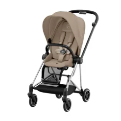 Cybex Kinderwagen 2-in-1 Mios 3 Chrome Black / Chrome - Cozy Beige / Beige> Wandelwagens|Complete Kinderwagens