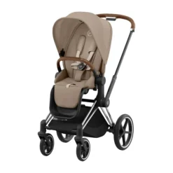 Cybex Kinderwagen 2-in-1 Priam 4 Chrome Brown / Chrome - Cozy Beige> Wandelwagens|Complete Kinderwagens