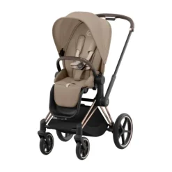 Cybex Kinderwagen 2-in-1 Priam 4 Rosegold - Cozy Beige> Wandelwagens|Complete Kinderwagens
