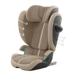 Cybex Solution G2 I-Fix Plus Autostoeltje - Almond Beige / Beige> Autostoel Groep 2/3 (15-36Kg)