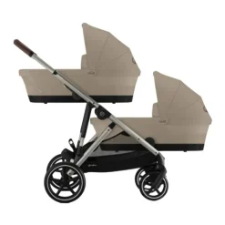 Cybex Tweelingwagen Gazelle S Seashell Beige - Light Beige><noscript><img width=