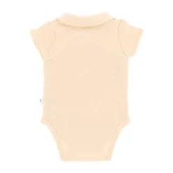 DAY Overslagromper Korte Mouw Ronde Kraag - Mt. 74/80 - Apricot> Rompertjes