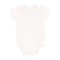 DAY Romper Korte Mouw - Off White - Mt. 50/56> Rompertjes