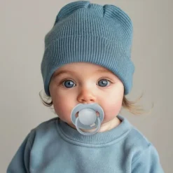 Difrax Dynamic Lovi Prime Fopspeen - 6-18mnd - 2st. - Baby Blue / Blue><noscript><img width=