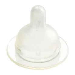 Difrax Flesspeen Brede Hals Natural M (2 stuks)> Flesspenen