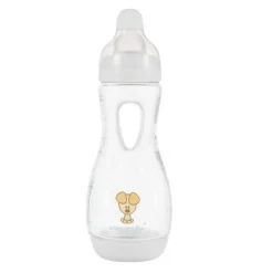 Difrax Handgreepfles Groot Woezel&Pip 240ml> Flessen