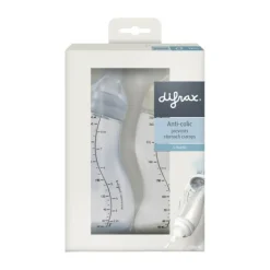 Difrax S-fles Natural – 250 ml – 2-pack – Ice/Ivory> Flessen