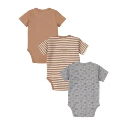 Dirkje Romper Korte Mouw Multi Colour Blue 3-Pack 44><noscript><img width=