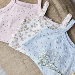 Dirkje Romper Zonder Mouw Multi Colour Pink 3-Pack 50/56><noscript><img width=