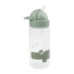 Done By Deer Fles Straw Croco Green> Bekers