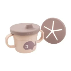 Done By Deer Foodie Spout/Snack Cup Elphee Blue> Bekers