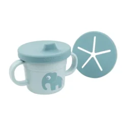 Done By Deer Foodie Spout/Snack Cup Elphee Blue><noscript><img width=