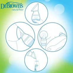 Dr. Brown's Borstkolf One-Piece Siliconen><noscript><img width=