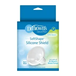Dr. Brown's Borstschild Siliconen Softshape Maat C 2-Pack> Borstkolf Accessoires
